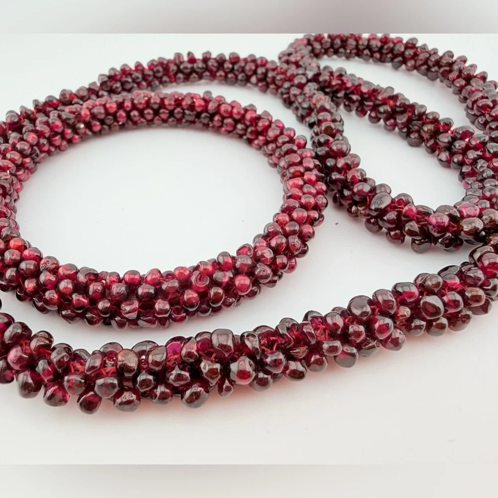 Museum-Quality Antique Bohemian Garnet Parure 118 total grams - Picture 3 of 16
